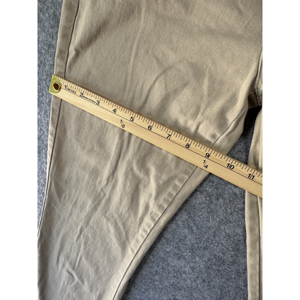 Old Navy Boot-Cut Stretch Khaki Pants 6 Tan Cotton Blend Casual Workwear - Picture 4 of 9